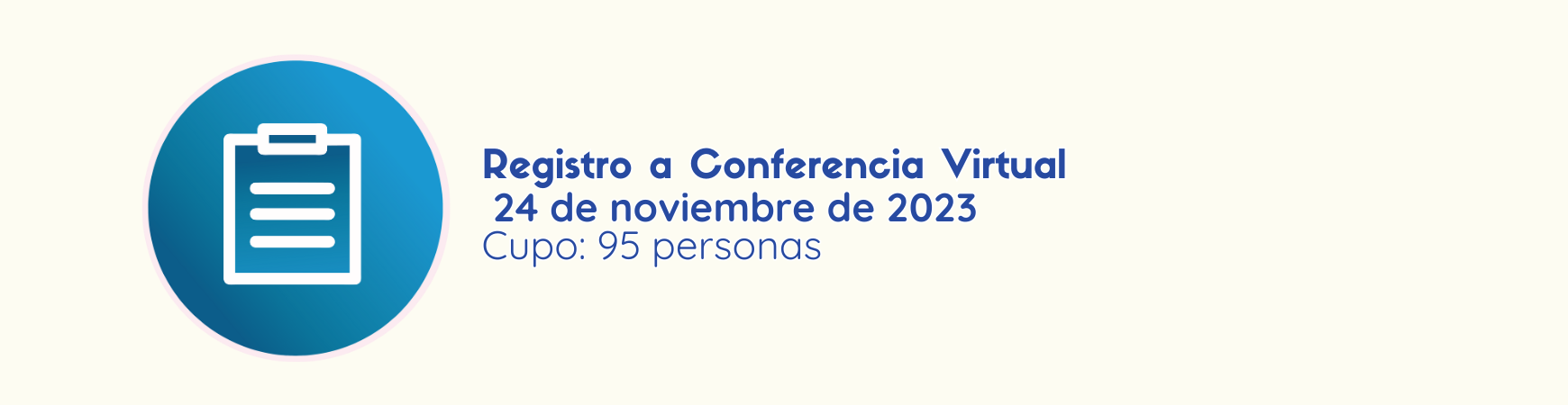 Imagen que vincula al Registro a Conferencias Virtuales